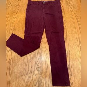 Woman’s Burgundy Pants